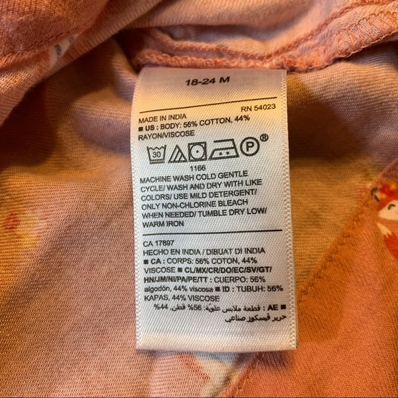 Fox, Woodland Baby Girl’s Dress - Picture 4 of 4